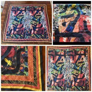 Contemporary Scarf Street Art‎ Hair Wrap